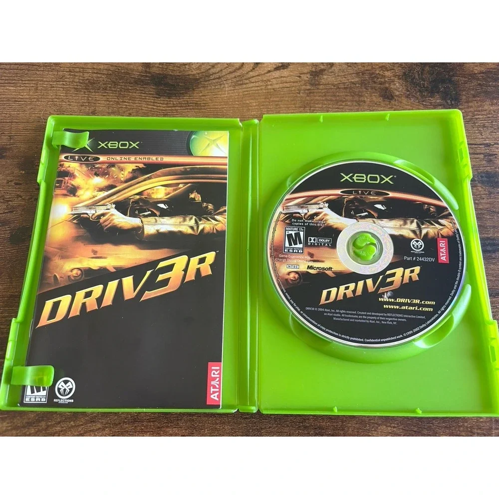 Driv3r Driver 3 - Microsoft Xbox - CIB